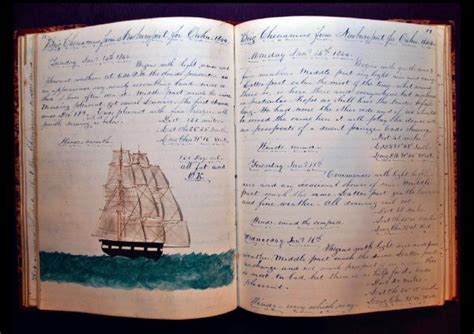 ship logs are similar to diaries in that they
